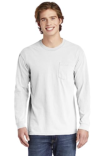 Comfort Colors 4410 Chouinard Long Sleeve Heavyweight Cotton Pocket Tee