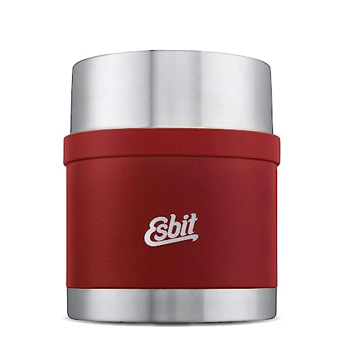 Esbit Sculptor Stainless Steel Thermal Food Container, BPA , Silver, Black & More, 500ml, 750ml & 1 Litre Food Container for Hot & Cold Food, Soups and Salads, School & Work