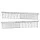 Master Grooming Tools Greyhound Combs — European-Style Combs for Grooming Dogs - Medium/Coarse, 7½