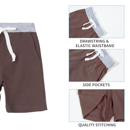Short garçon en jersey fin Mud Kingdom avec cordon de serrage - 4