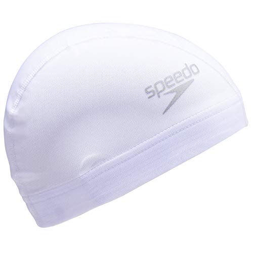 Speedo スイムキャップ Logo Mesh Cap ロゴメッシュキャップ 水泳 ユニセックス SE12050 ホワイト M