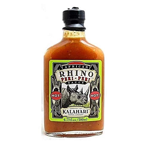 Kalihari Pepper African Rhino Peri-Peri Sauce - Hot!, 6.75 oz., 1 Bottle image 2