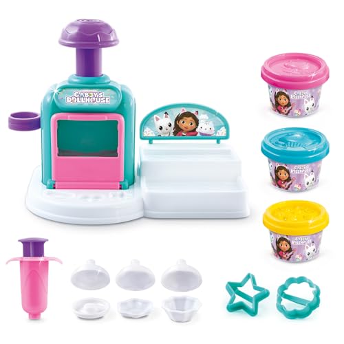 Gabby’s Dollhouse™ Cakey Cat™ Dough Kitchen! Make Your own Meow-Mazing Pretend Play Treats with Colorful Dough! Age 3+ - Thumbnail 3