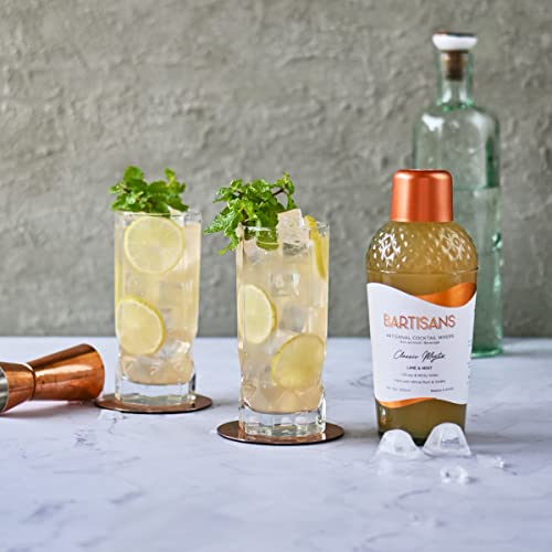 Image of Bartisans Classic Mojito Mixer Syrup, 400 ml, Lime Mint, Alcohol Free Cocktail And Mocktail Mixer