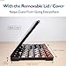 CO5IN1 Coin Sort Tray Coin Counter with Lid for All Coins, Dispenser for Counting, Accurate & Easy to Wrap, Change Sorter Coin Organizer & Holder, Ideal for Bank Teller, Small Business, Home & Office