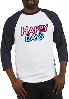 CafePress Happy Days Neon Light Baseball Baseball Shirt