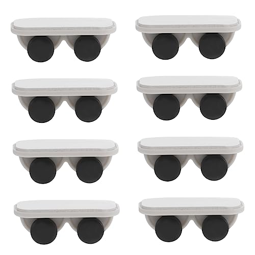 Ruedas adhesivas para muebles WOONEKY pack de 8 ruedas de estabilidad para cajas de almacenamiento