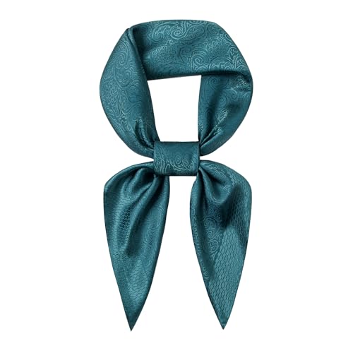 Image of 35 inch Men's Large Square Jacquard Scarf - Cowboy Wild Rugged Style, With Gift Packed