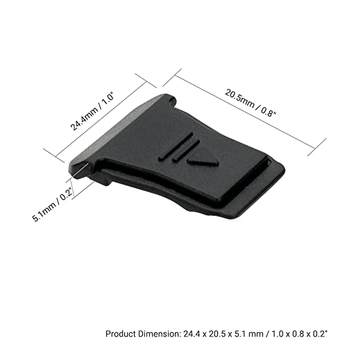 JJC 2Pack Hot Shoe Cover Cap Protector for Canon EOS R50 R10 R8 R7 R6 Mark II R5 Mark II R5C R3 Camera, Replaces Canon ER-SC2 Hot Shoe Cover