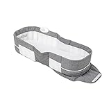 Baby Delight Snuggle Nest Harmony Portable Infant Lounger | Charcoal Tweed | Unique Patented Design | Baby Lounger