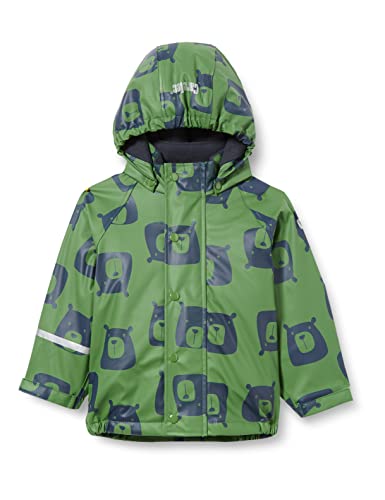 CareTec Regenjacke Kinder mit Fleece Futter, Elm Green (906), 92