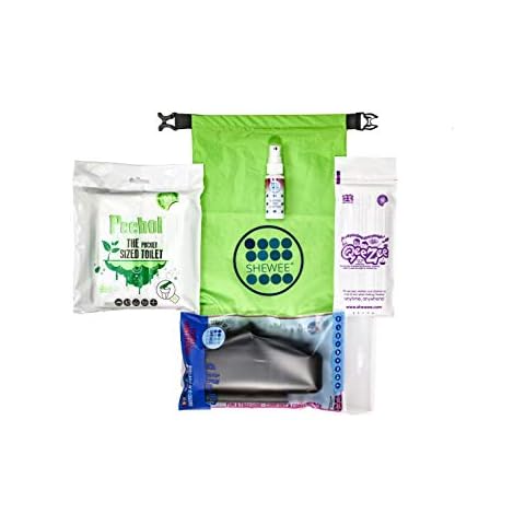 SHEWEE Car & Camp Pack -Reusable Pee Funnel – The Original Female Urination Device Since 1999! Quickly, Easily and Discreetly, Wee Standing Up Without Removing Clothing (Black) Cover