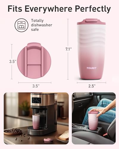 TOURIT 16 oz Vacuum Insulated Mug