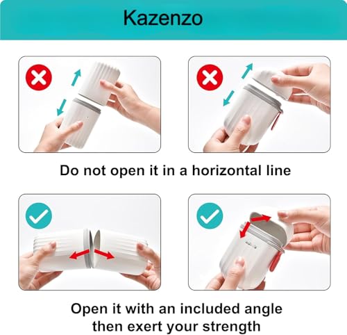 Kazenzo White Plastic Travel Toothbrush and Soap Holder - Image 4