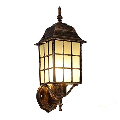 Lumière murale LOFT anti-intempéries IP54 pour sécuriser une entrée sombre