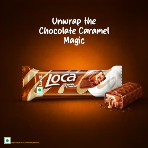 Image of LuvIt. Loca Home Delight Choco Caramel Bar with Nougat | Homepack | Bars (2 x 200 g)