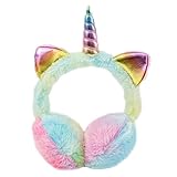 Mädchen Winter Ohrenschützer mit Tier Muster Verstellbar Plüsch Ohrenschützer Kälteschutz Cartoon Warm Ohrenwärmer Kinder Outdoor Ski Faux Fur Earmuffs Ohrschützer Kopfbedeckungen Winterzubehör