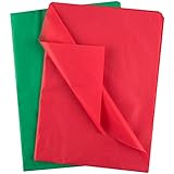 Embalaje: recibirás 50 piezas de papel de seda de Navidad, son 25 piezas de color rojo y 25 piezas de verde que son adecuadas para la decoración de Navidad y mejoran el ambiente festivo