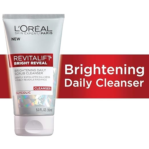 Miniatura 2 de Skincare Revitalift Bright Reveal Limpiador facial con ácido glicólico, limpiador facial diario antienvejecimiento para exfoliar la opacidad e