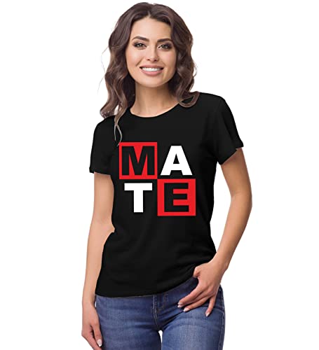 Image of Hangout Hub HH7 Men's & Women's Round Neck Cotton T-Shirt-Soul Mate-Pack of 2-Couple T-Shirts
