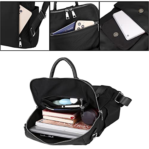Image of Uromee Travel Backpack Purse Women Vegan Leather Tassel Shoulder Bag
