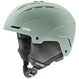 uvex Stance - robuster Skihelm für Damen und Herren - individuelle Größenanpassung - optimierte Belüftung - Oxid Green matt - 51-55 cm