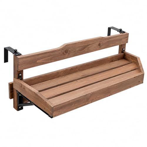 Support jardinière balcon suspendu support de fleurs pour balustrade réglable