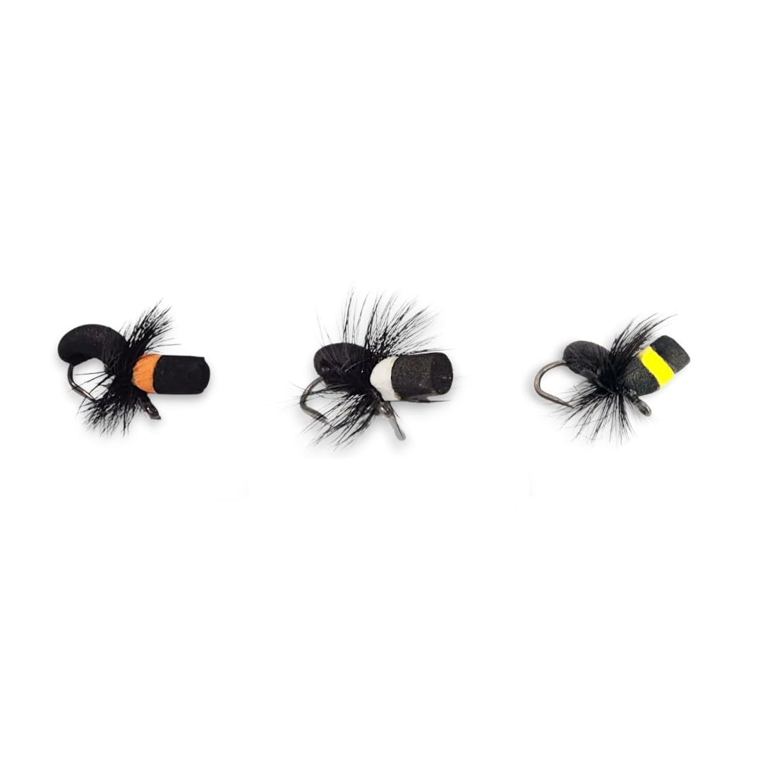 Carp Zig Bug #8 Fishing Lures 3 Pack FISHIN ADDICT (Bee Foam, Barbed)