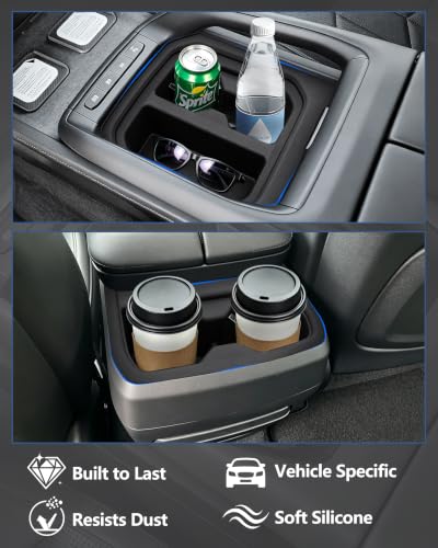 Image of Front & Rear Cup Holder Insert for 2027 Kia Telluride LX /S /EX /SX