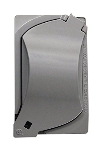 14147 1 Gang Weatherproof Universal Cover Gray