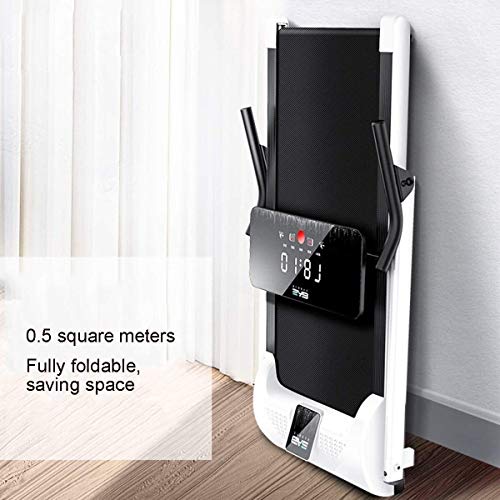 Caminadora plegable eléctrica con inclinación para uso doméstico miniatura 2