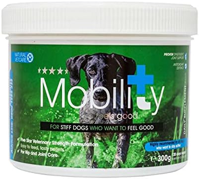 Natural VetCare Unisex Value Not Found Mobility Veterinary Strength Joint Supplement for Stiff Dogs, Transparent, 75 g UK