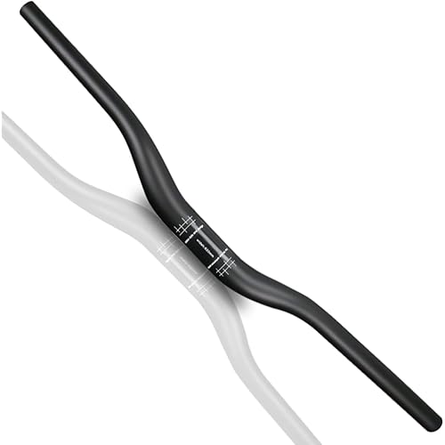 Carbon Handlebars, Mountain Bike Handlebars, Riser Bars 31.8mm 3K Matt Glossy 680mm 700mm 720mm 740mm 760mm MTB Handlebars for Mountain Bikes,Road Bike