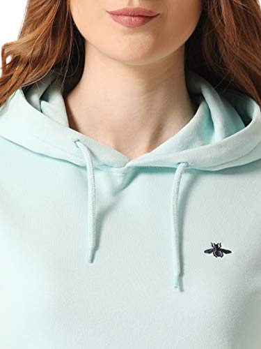 Image of Mode By Red Tape Womens Arctic Blue Sweatshirt Hoodies