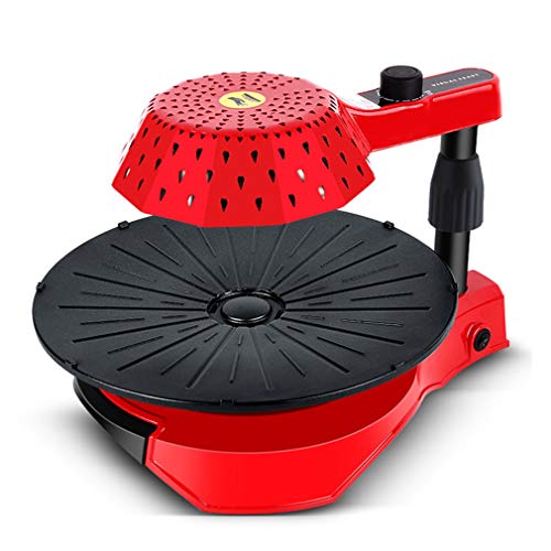 Elektrogrill Dampfer, gesunde Smokeless Kochen BBQ Grill mit Zubehör, tragbarem Mini-Grill mit Nonstick Keramik Oberfläche und Steamer