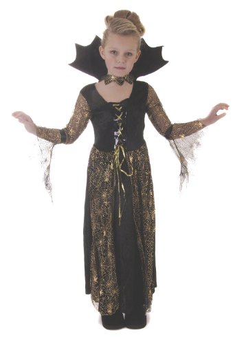 Preisvergleich Produktbild Halloween Spiderella Mädchen Kostüm Alter 7-9 Jahre