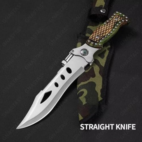 Image of Kitchen Utility Knife with Protective Cover | Sharp Stainless Steel Knife for Fruits & Vegetables | Ergonomic Handle | Daily Home Kitchen Use (Set of 1)
