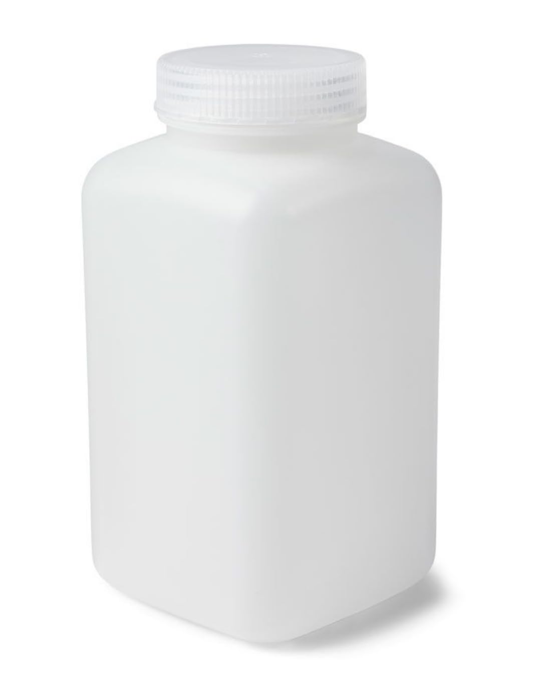 United Scientific™ UniStore™ Wide Mouth Laboratory Grade Square Reagent Bottles, HDPE, 1000 mL (32oz), Pack of 6