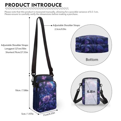 Image of Lightweight Small Crossbody Bags Cell Phone Purses Travel Pouch Shoulder Bag for Women