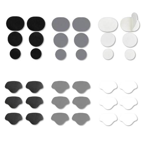FENQURO 36 Paires Réparation de Talon de Chaussure Patch, Patch de Prévention Trous de Chaussures, Autocollants à Talons Patchs Talon Auto-Adhésif, Coussinets Réparation Talon, Grand et Petit