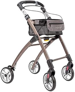 INDOOR Rollator schmal für Wohnung incl. hablicare® Reflektoren Wohnungsrollator schmal | Rollator leicht klappbar | Wheelzahead | faltbare Rollatoren | Hausrollator | Indoor Rollator