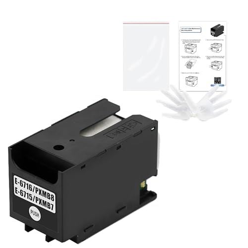Image of LCL T6715 T6716 Ink Maintenance Box Replacement for Epson T6715 T6716 C13T671500 C13T671600 for Epson WorkForce Pro WF-4720DWF WF-4725DWF WF-4730DTWF WF-4730DWF WF-4740DTWF WF-4740DWF (1 Pack)