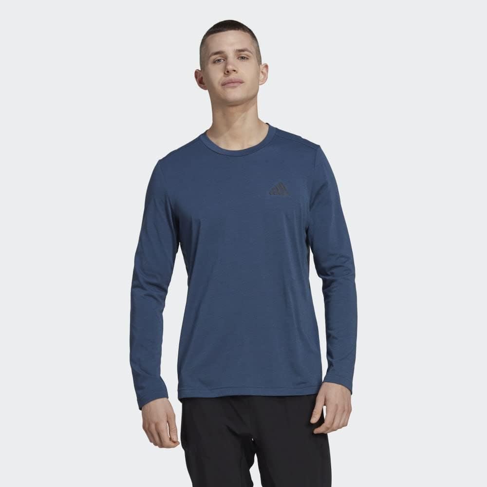 adidas Mens Aeroready Designed 2 Move Feelready Sport Long Sleeve Tee