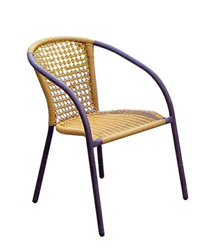Importacion - Sillon ALU. i/Mimbre 30b