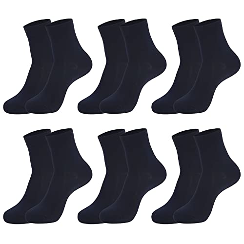 FIySoukey 6 Pairs Unisex Athletic Ankle Quarter Socks Sports Running Casual Outdoor Crew Socks for Men's & Women's