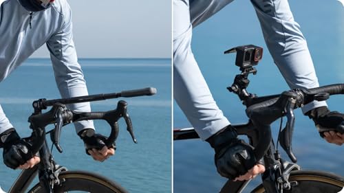 Soporte de auriculares de bicicleta sin vibración para cámara Insta360 X4 5