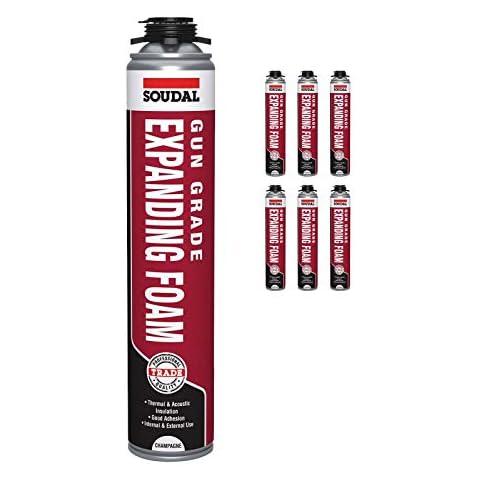 6 x Soudal Gun Grade Expanding Foam Can Cover