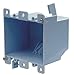 Cantex Electrical Box: PVC, 2 7/8 in Nominal Dp, 4 in Nominal Wd, 3 in Nominal Lg, 2 Gangs EZ25DOR - 1 Each