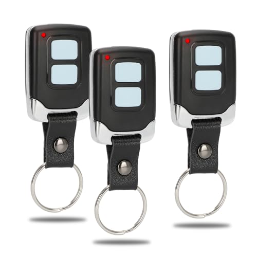 3 Garage Door Opener Remote, for liftmaster Chamberlain Craftsman Garage Door Opener Remote Keychain, for Purple Yellow Orange Red Green Learn Button 893MAX 891LM 893LM 890max