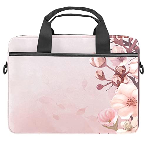 Sacoche PC 13.3 pouces antichoc à motif floral avec poignée de transport